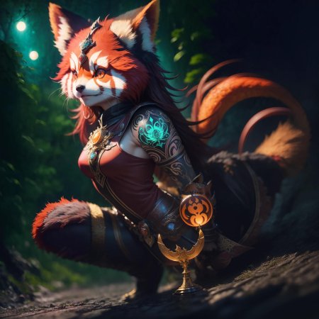 Лиса фурри арт