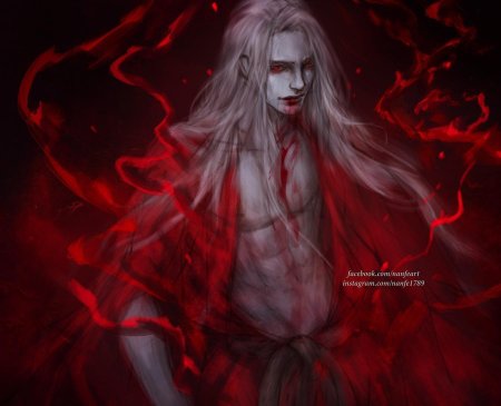 Беловолосый вампир