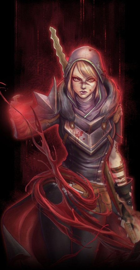 Dragon age art маг крови