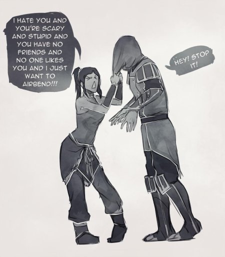 Амон и корра любовь