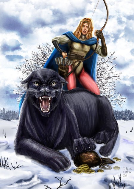 Дзирт и кэтти-бри