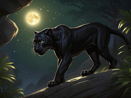 Черная пантера арт