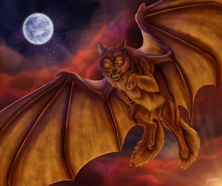 Симуран крылатый волк