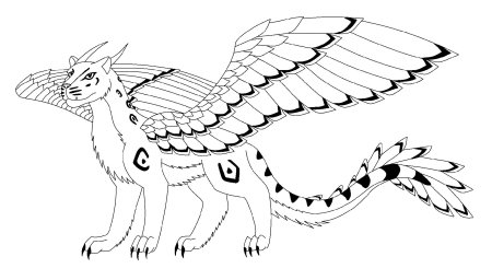 Раскраски магические животные