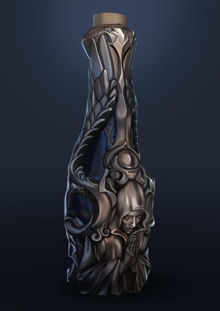 Декор бутылки