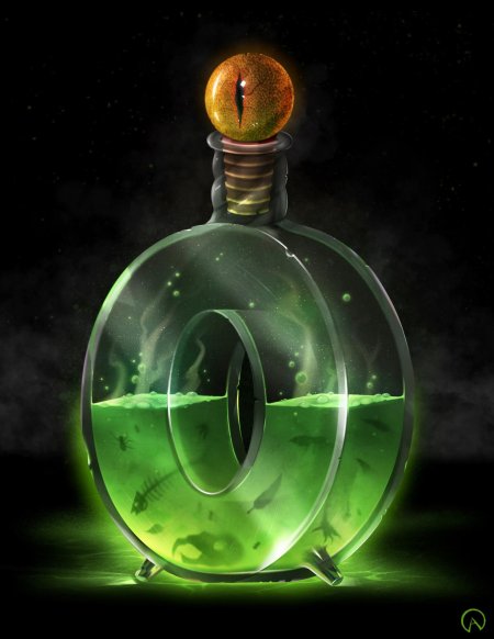 Бутылка с зельем