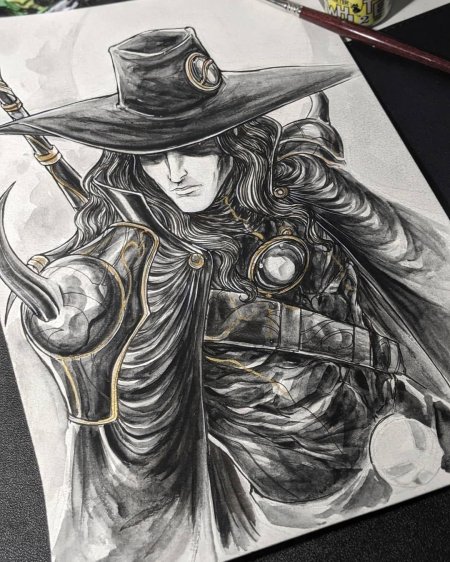 Ди охотник на вампиров арт