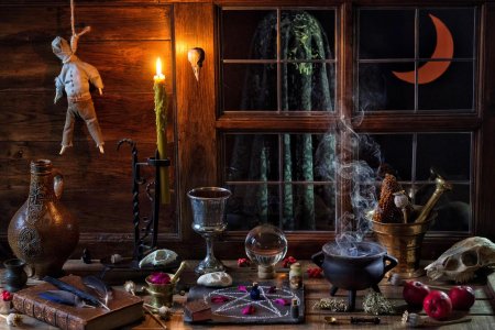 Обитель лесной ведьмы травник