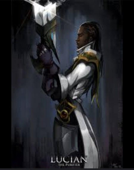 Люциан лига легенд арт