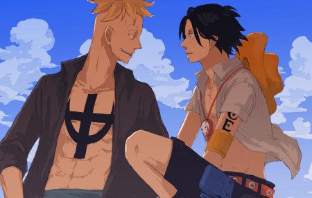 Ван пис эйс и марко