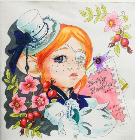 Рисунок алиса в стране чудес