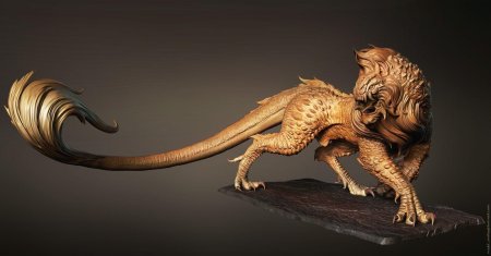 Мантикора статуя