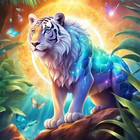 Картина с тигром