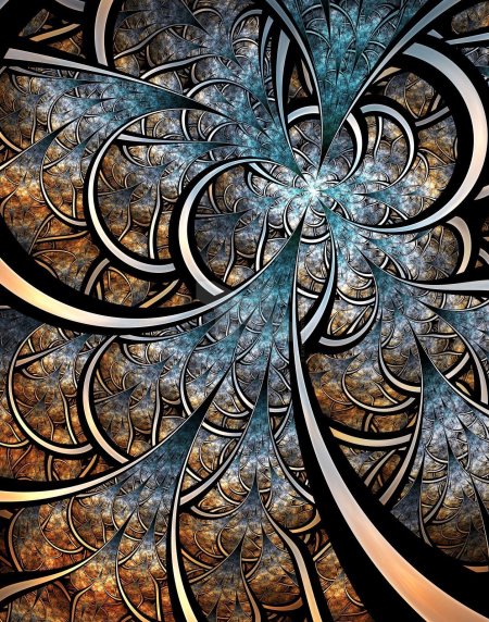 Фрактальные узоры пол ди филиппо