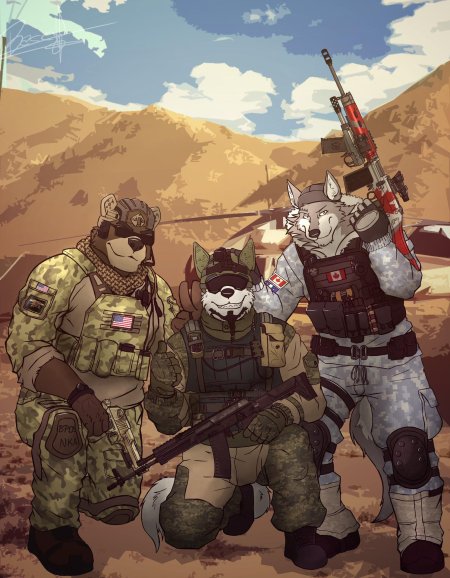 Фурри военные