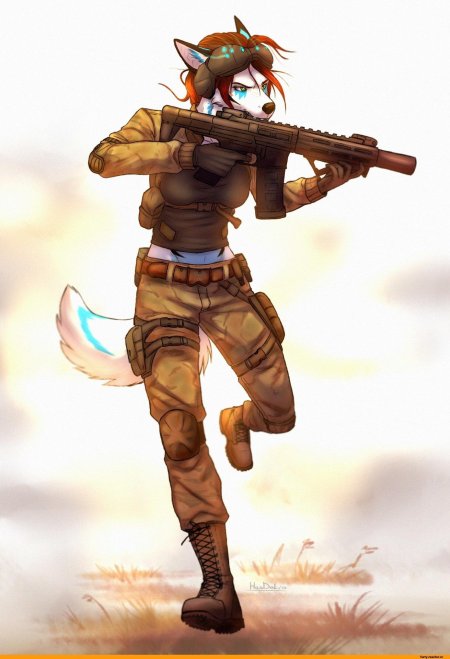 Фурри с оружием