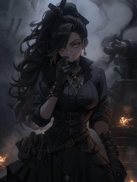 Красивая аниме девушка