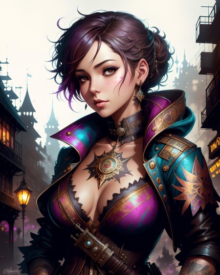 Стимпанк девушка