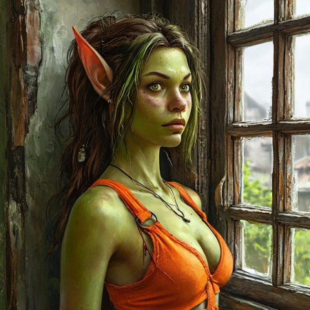 Девушка гоблин