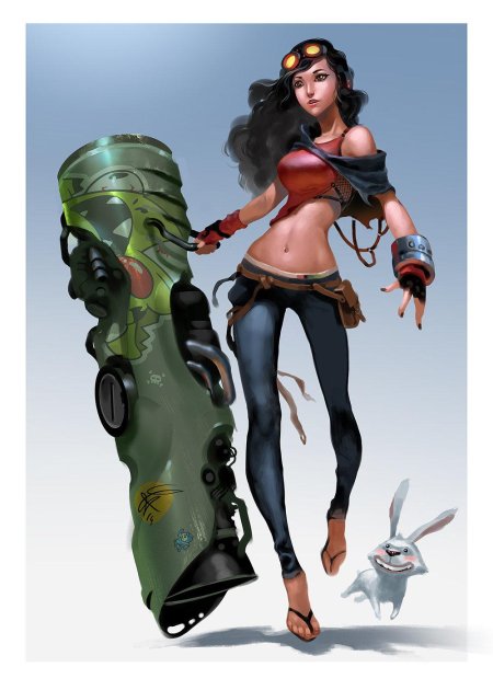 Пинап киберпанк