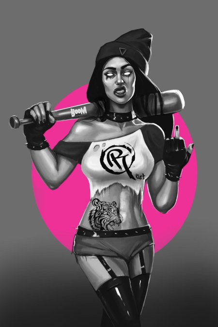 Девушка арт