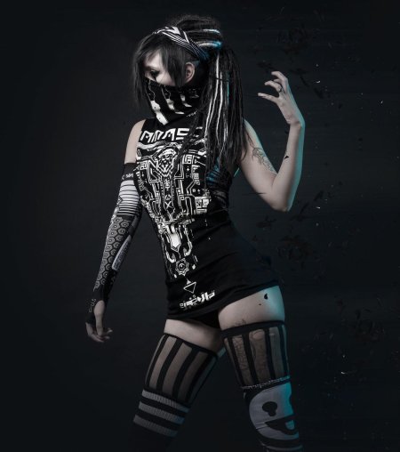 Киберпанк девушка