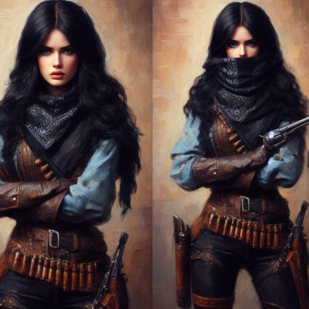 Девушка бандитка