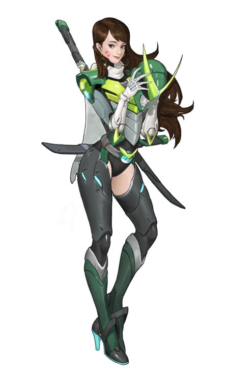 Overwatch гэндзи концепт арт