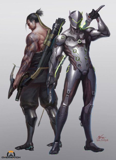 Ханзо овервотч концепт