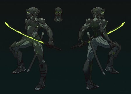 Самурай генджи овервотч