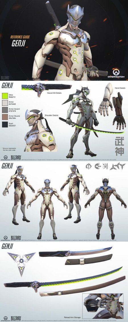 Овервотч катана гэндзи