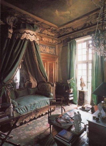 Спальня в англии века викторианском стиле