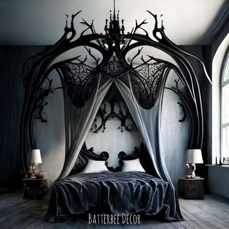 Комната в викторианском стиле готика