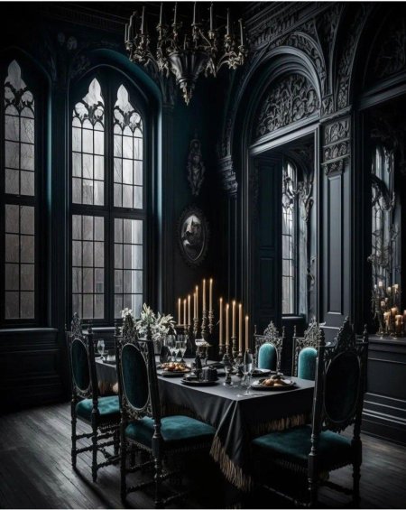 Готический стиль в интерьере