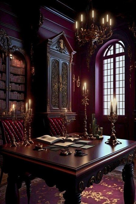 Готический интерьер