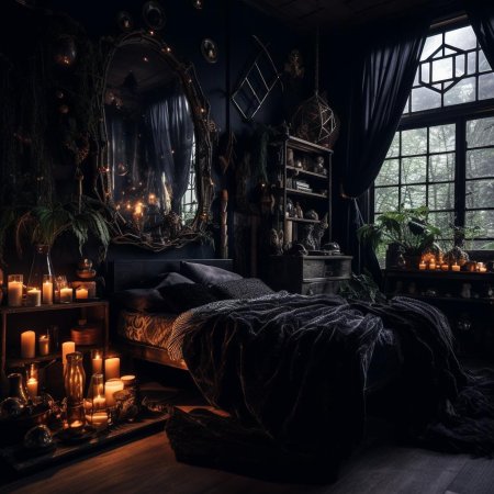 Готическая спальня