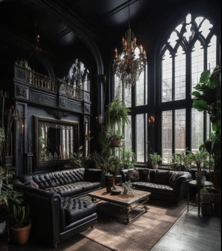 Готический интерьер