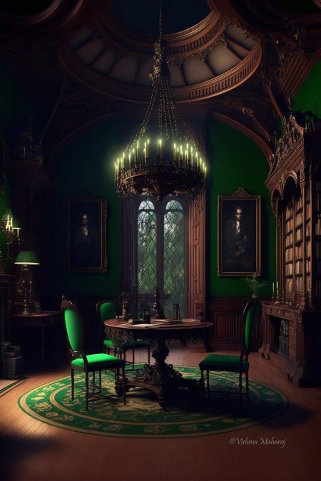 Викторианская готика интерьер