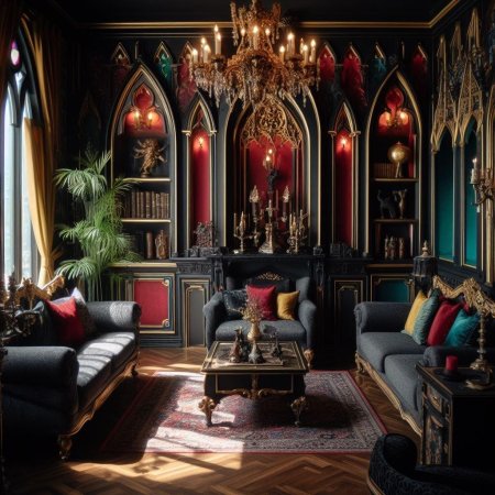 Готический стиль в интерьере квартиры