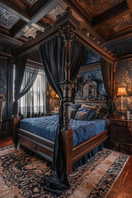 Спальня в викторианском стиле