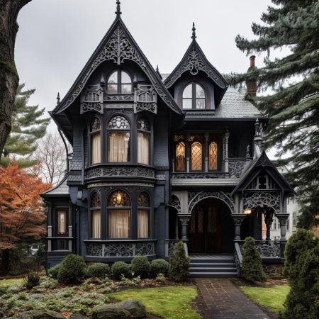 Готический стиль дома