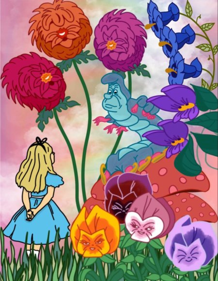 Мультик алиса в стране чудес