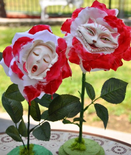 Алиса в стране чудес цветы