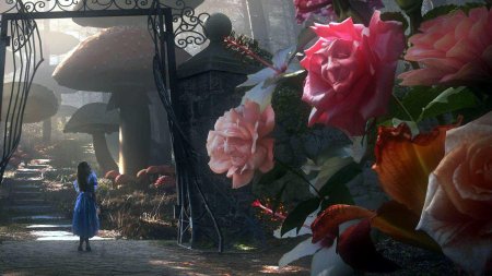 Алиса в стране чудес розы