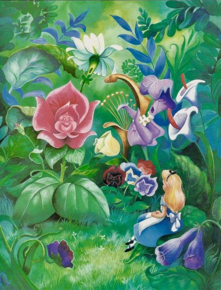 Сказочные иллюстрации алиса в стране чудес