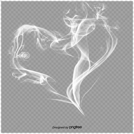 Сердечко из дыма