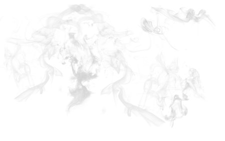 Белый дым на прозрачном фоне