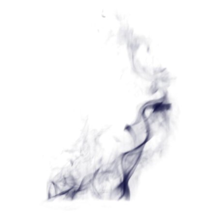 Дым на прозрачном фоне