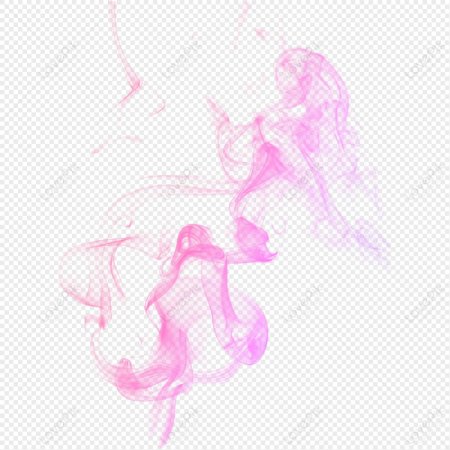 Розовый дым