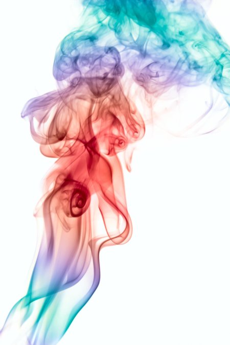 Разноцветный дым